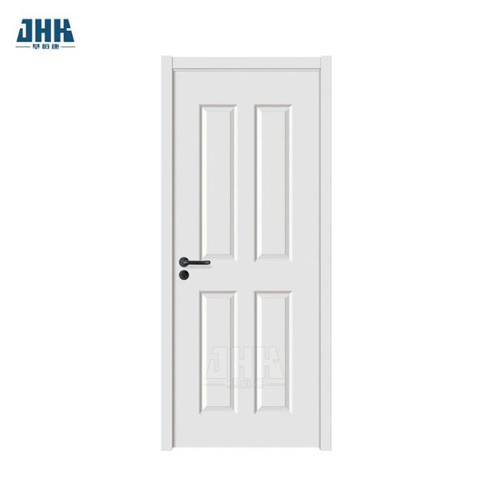 2 Panel White Primer Double Door Wooden Entrance Door