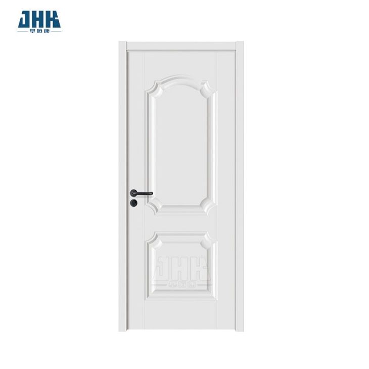 Jhk-006 White Wood Door Design Window Bedroom Wardrobe White Sliding Door Design