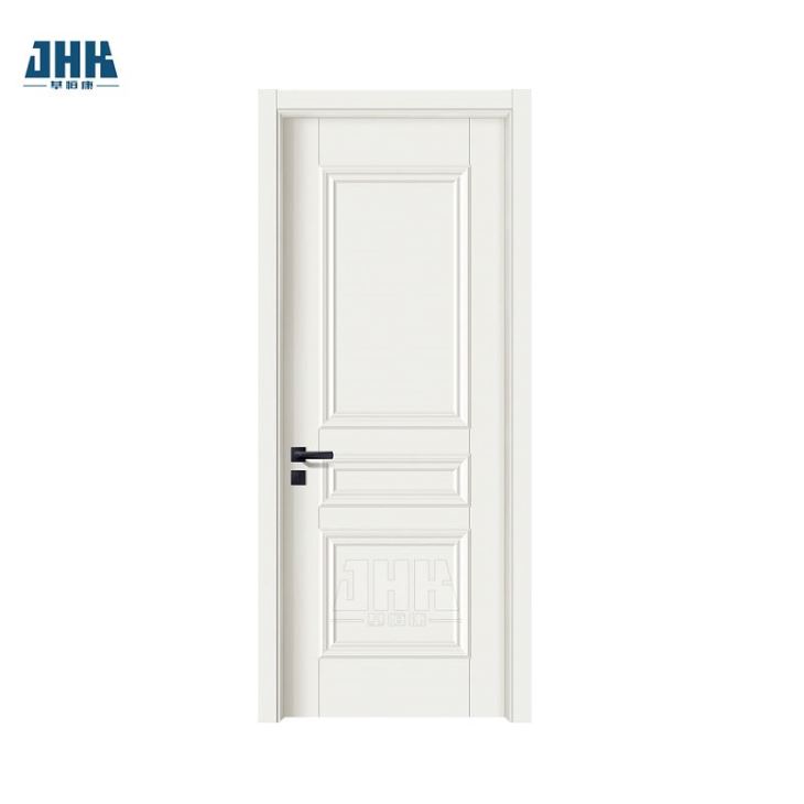 Modern White Primer Moulded 4 Panel Internal Door HDF Interior Hollow Core Door for Apartment