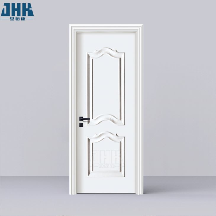 Popular PVC/WPC Barn Door with Frame Waterproof Wood Grain Textures China Supplier