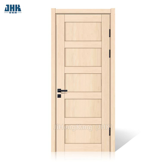 Five Panel Solid Wooden White Primer Door