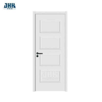 Jhk-017 2 Panel Internal White Wooden HDF/MDF Door Skin Design
