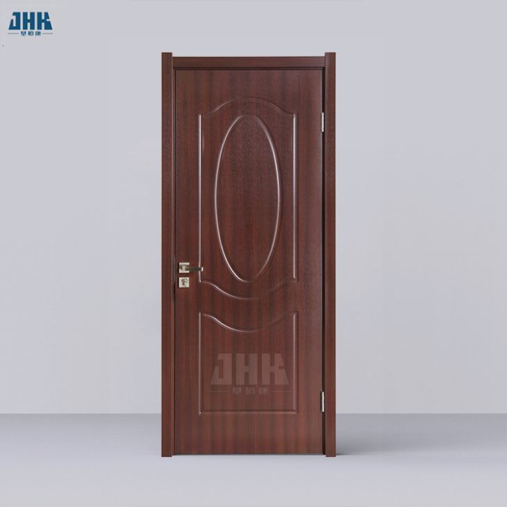 Traditional Stained Front Solid Mahogany Wooden Doors Design with Glass