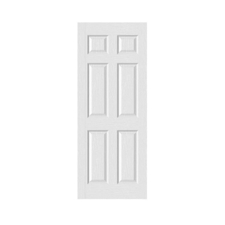 6 Panel Plastic Bathroom Design UPVC Door