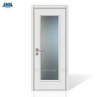 MDF Interior Double Sliding Glass Wooden Door