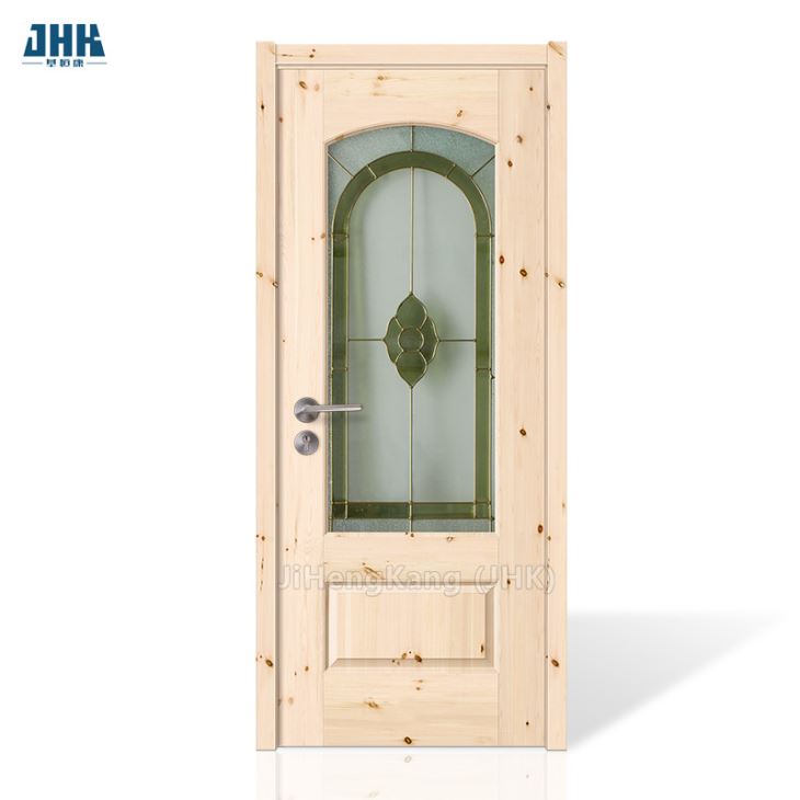 Hot Press Swing Internal Wood Glass Door (JHK-G17)